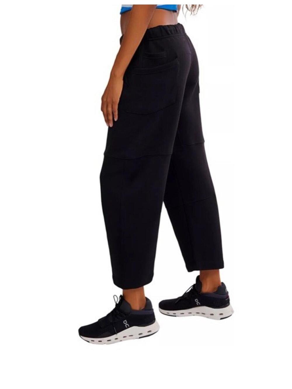 $78 Free People Movement Top Score Barrel Pants Womens Mulberry Cotton XS NWT - Picture 7 of 12